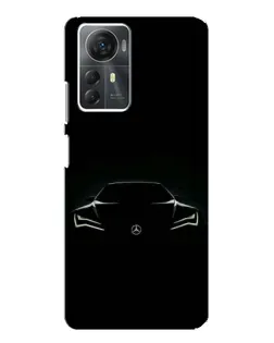 Чохол для ZTE Blade A72s з картинкою «Mercedes — силует авто»