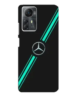 Чохол для ZTE Blade A72s з картинкою «Спортивні лінії Mercedes»