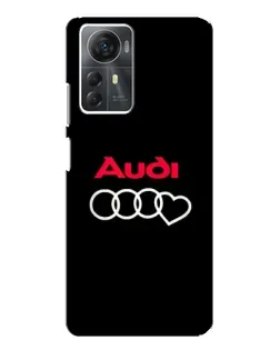 Чохол для ZTE Blade A72s з картинкою «Логотип Audi Heart»