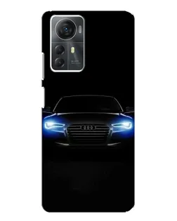 Чохол для ZTE Blade A72s з картинкою «Audi в неоні»