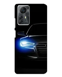 Чохол для ZTE Blade A72s з картинкою «Неоновий погляд Audi»