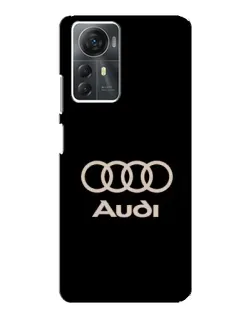 Чохол для ZTE Blade A72s з картинкою «Audi — золотий логотип»