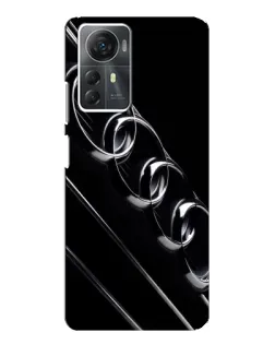 Чохол для ZTE Blade A72s з картинкою «Audi — абстрактні кільця»
