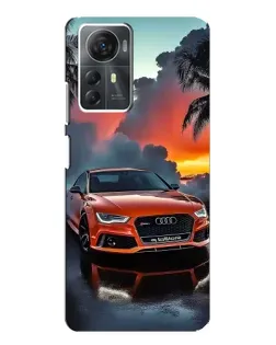Чохол для ZTE Blade A72s з картинкою «Audi — захід сонця»