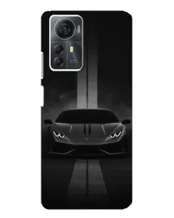 Чохол для ZTE Blade A72s з картинкою «Lamborghini симетрія доріг»