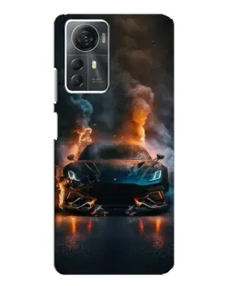Чохол для ZTE Blade A72s з картинкою «Lamborghini димна естетика»
