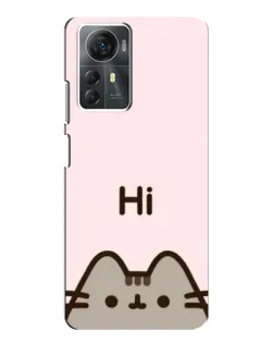 Чехол для ZTE Blade A72s с картинкой «Пушин говорит Hi» Чехол для ZTE Blade A72s с картинкой «Пушин говорит Hi»