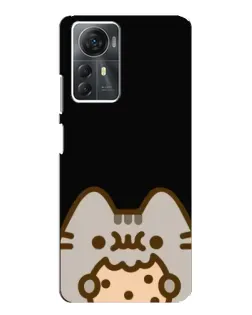 Чохол для ZTE Blade A72s з картинкою «Пушин на чорному»