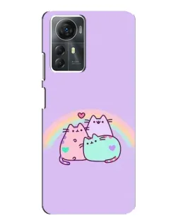 Чохол для ZTE Blade A72s з картинкою «Веселкові Пушини»