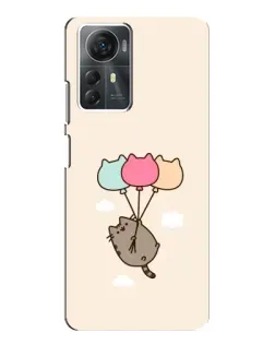 Чохол для ZTE Blade A72s з картинкою «Пушин на кульках»
