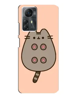 Чохол для ZTE Blade A72s з картинкою «Пушин пузиком догори»