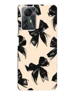 Чехол для ZTE Blade A72s с картинкой «Паттерн черные банты» Чехол для ZTE Blade A72s с картинкой «Паттерн черные банты»