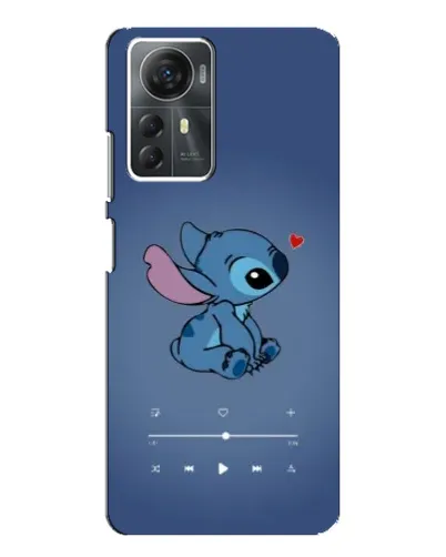 Чехол для ZTE Blade A72s с картинкой «Музыкальный Stitch»