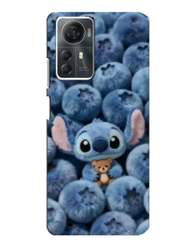 Чехол для ZTE Blade A72s с картинкой «Стич и голубика»