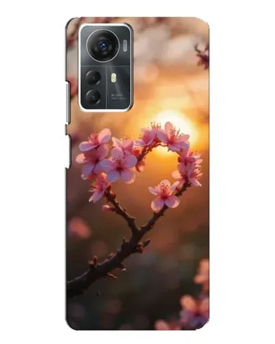 Чохол для ZTE Blade A72s з картинкою «Рожевий цвіт сердечко на тлі заходу» Чохол для ZTE Blade A72s з картинкою «Рожевий цвіт сердечко на тлі заходу»