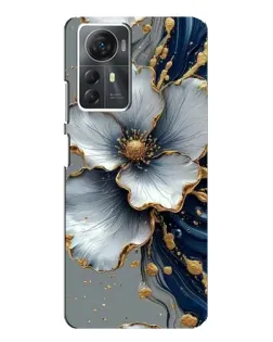 Чохол для ZTE Blade A72s з картинкою «Біла квітка та золотий флюїд» Чохол для ZTE Blade A72s з картинкою «Біла квітка та золотий флюїд»