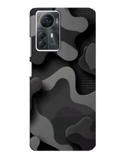 Чехол для ZTE Blade A72s с картинкой «Темный абстрактный камуфляж» Чехол для ZTE Blade A72s с картинкой «Темный абстрактный камуфляж»
