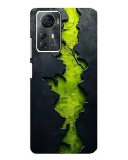 Чехол для ZTE Blade A72s с картинкой «Салатовый разлом скалы» Чехол для ZTE Blade A72s с картинкой «Салатовый разлом скалы»
