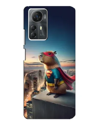 Чехол для ZTE Blade A72s с картинкой «Капи-мен супергерой»