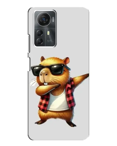 Чехол для ZTE Blade A72s с картинкой «Капибара рэпер даб»