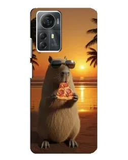 Чехол для ZTE Blade A72s с картинкой «Капибара с пиццей» Чехол для ZTE Blade A72s с картинкой «Капибара с пиццей»