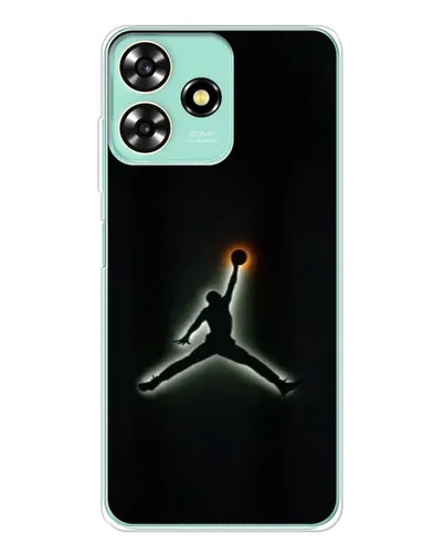 Чехол для ZTE Blade A73 с картинкой «Jordan Gradient Logo»