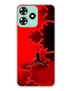 Чехол для ZTE Blade A73 с картинкой «Jordan Red Smoke»