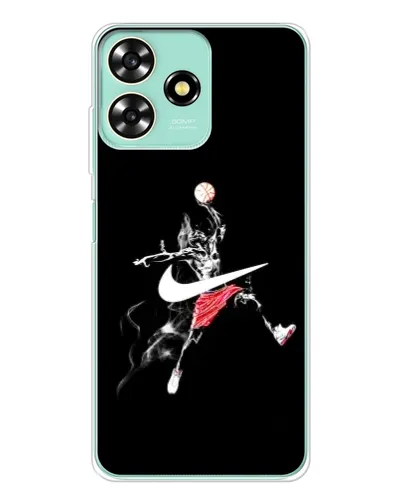 Чехол для ZTE Blade A73 с картинкой «Jordan Jumpman»