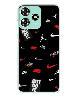 Чехол для ZTE Blade A73 с картинкой «Nike Mix Pattern»