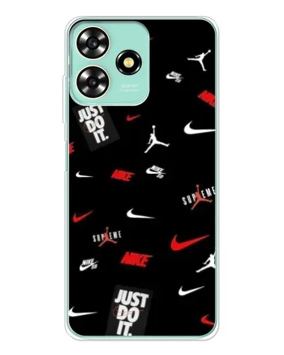 Чехол для ZTE Blade A73 с картинкой «Nike Mix Pattern»