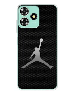 Чехол для ZTE Blade A73 с картинкой «Jordan Dark Carbon»