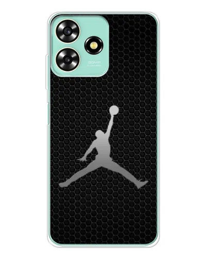 Чехол для ZTE Blade A73 с картинкой «Jordan Dark Carbon»