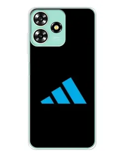Чехол для ZTE Blade A73 с картинкой «Adidas Cyan Logo»