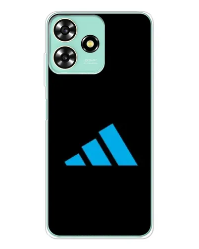 Чехол для ZTE Blade A73 с картинкой «Adidas Cyan Logo»