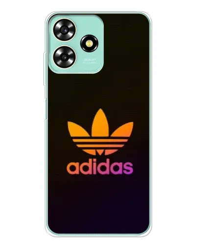 Чехол для ZTE Blade A73 с картинкой «Градиент Adidas»