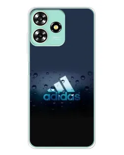 Чехол для ZTE Blade A73 с картинкой «Adidas Water Drops»