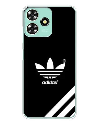 Чехол для ZTE Blade A73 с картинкой «Adidas с диагональными полосами»