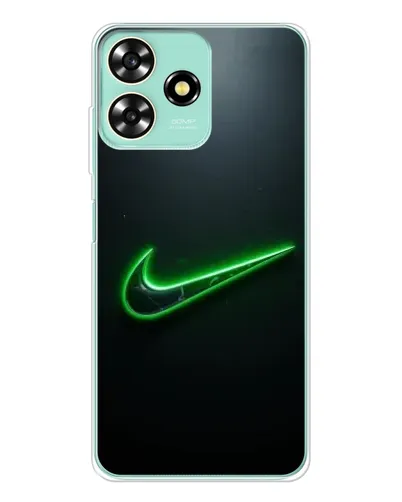 Чехол для ZTE Blade A73 с картинкой «Неоновый контур Nike» Чехол для ZTE Blade A73 с картинкой «Неоновый контур Nike»