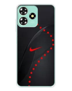 Чехол для ZTE Blade A73 с картинкой «Абстрактный дизайн Nike»