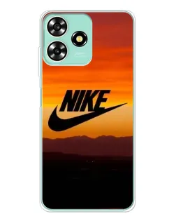 Чехол для ZTE Blade A73 с картинкой «Nike — вечерний горизонт»