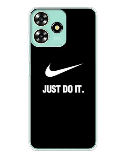 Чехол для ZTE Blade A73 с картинкой «Классический принт Nike» Чехол для ZTE Blade A73 с картинкой «Классический принт Nike»