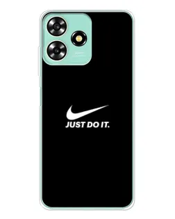 Чехол для ZTE Blade A73 с картинкой «Минимализм от Nike»