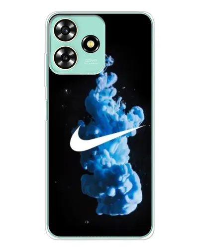 Чехол для ZTE Blade A73 с картинкой «Nike и синий дым» Чехол для ZTE Blade A73 с картинкой «Nike и синий дым»
