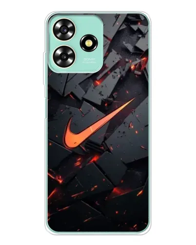 Чехол для ZTE Blade A73 с картинкой «Nike — эффект разломов» Чехол для ZTE Blade A73 с картинкой «Nike — эффект разломов»