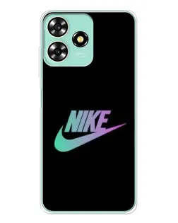 Чехол для ZTE Blade A73 с картинкой «Nike — городская ночь»