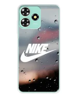 Чехол для ZTE Blade A73 с картинкой «Nike в стиле ретро»