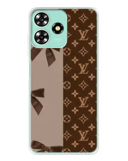 Чехол для ZTE Blade A73 с картинкой «Louis Vuitton — банты»