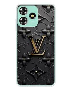 Чехол для ZTE Blade A73 с картинкой «Кожаная текстура LV»