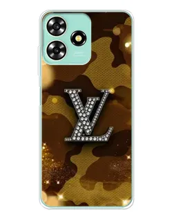 Чехол для ZTE Blade A73 с картинкой «Камуфляжный Louis Vuitton»