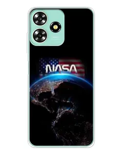 Чехол для ZTE Blade A73 с картинкой «Земля из космоса NASA»